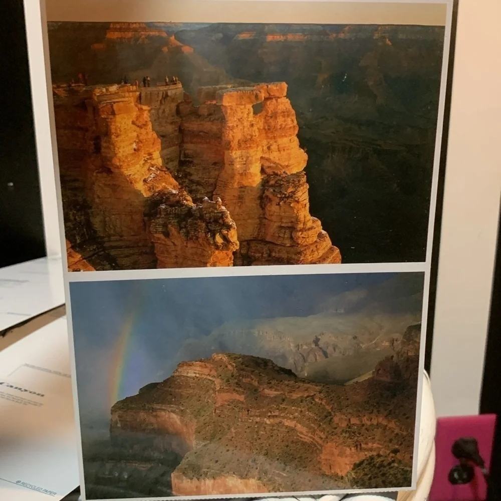 Grand Canyon and Yosemite National Park Vintage Postcard Set of 18 Brand New